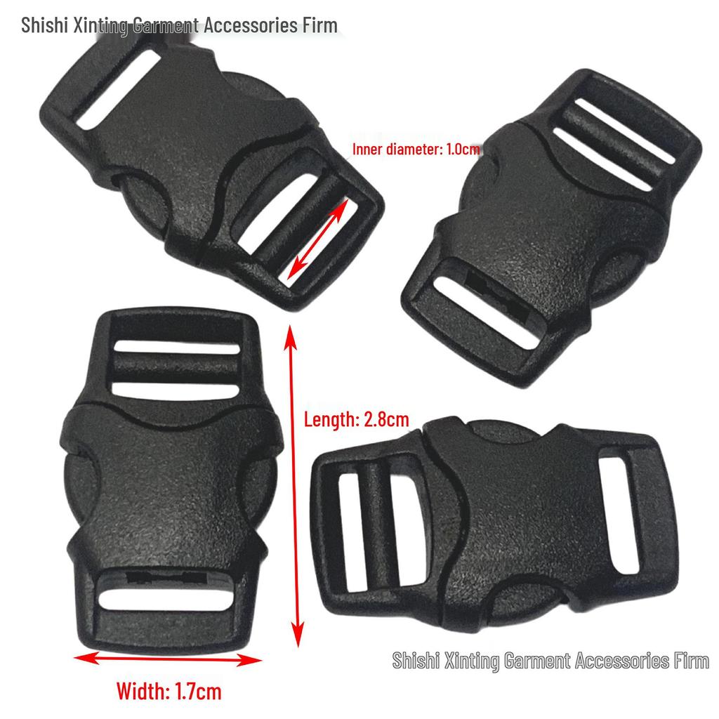 10mm Mini Buckle Nylon Pet Harness for Small Dogs, Adjustable DIY Craft Strap