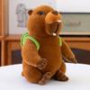 Ugly Cute Groundhog Plush Toy Turtle Backpack Mouse Doll Creative Keychain Pendant Temple Fair Gift