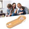 Jeu de bowling - ZGEER - Mini jeu en bois - 29,5 x 10 cm - Pour enfants à partir de 3 ans - Intérieur