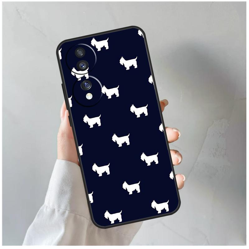 Schnauzer Puppy Dog For Honor Magic 5 6 7 8 Pro Case For Honor 200 400 Lite 50 70 90 X8c X8b X9a X9b X9c X9d Win