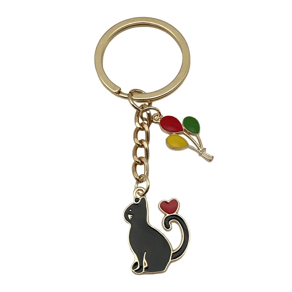 Cute Kitten Cartoon Keychain Pendant - Anime Backpack Decoration & Gift