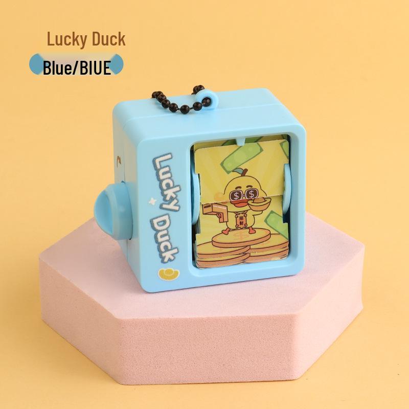 Capybara Flipbook Keychain: Novelty Decompression Toy Pendant