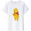 Cute Summer Blouses White Tees Harajuku Tshirt Gothic Clothes Tops Cartoon Pooh Tigger Graphic T-shirt Unisex
