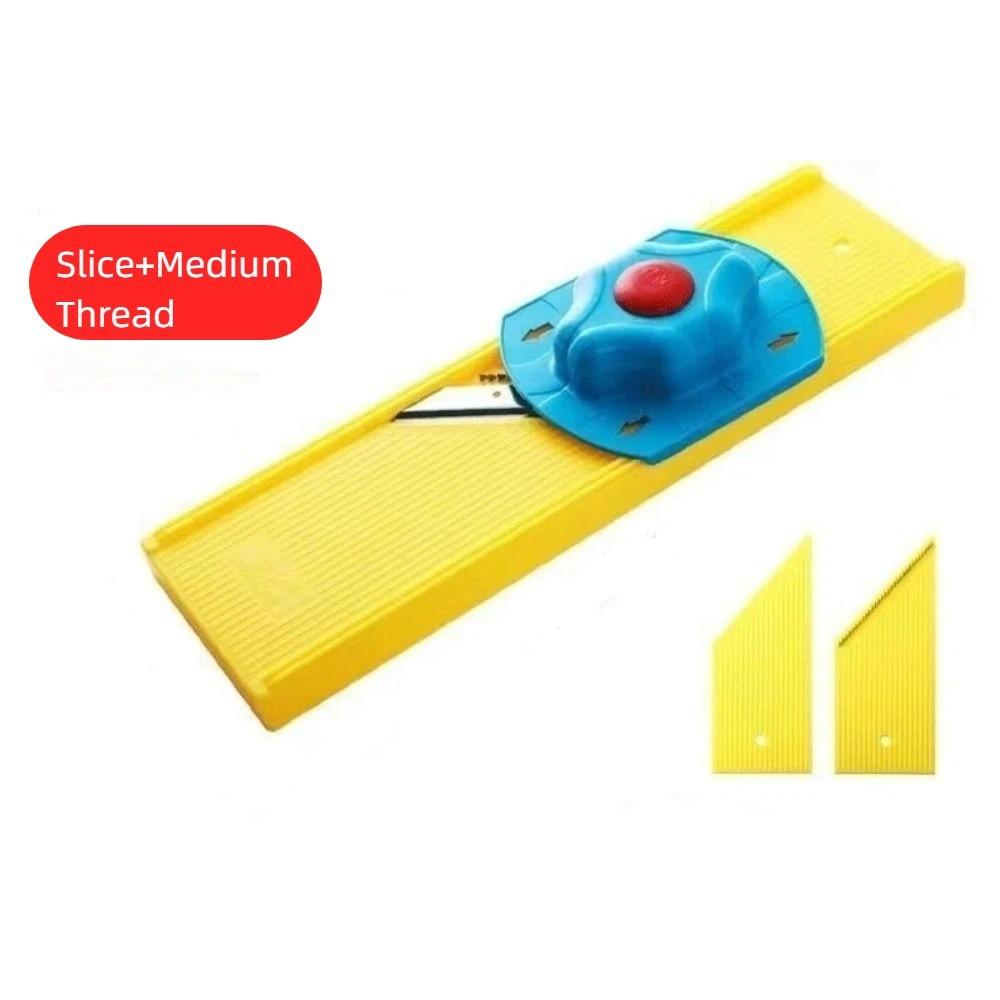 Plastic Vegetable Cutter Stainless Steel Vegetable Chopper Potato Shredder  Food Processing Style B