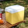 15L Camping Cooler Box Insulated Ice Chest Portable Ice Bucket Outdoor Hard Cooler for BBQ Camping Picnic
