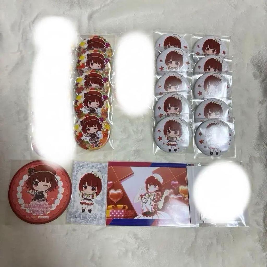 [USED] Oshi No Ko Arima Kana Sweets Paradise Can Badge Coaster Bonus Sticker Acrylic Stand