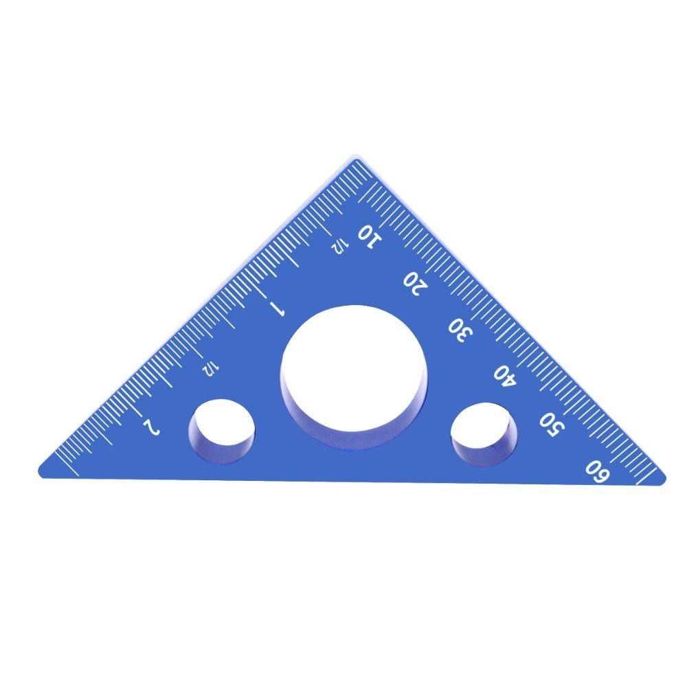 Metric Scales Right Angle Ruler Aluminum Thickened Height Ruler Triangle Ruler  Carpenter's Square