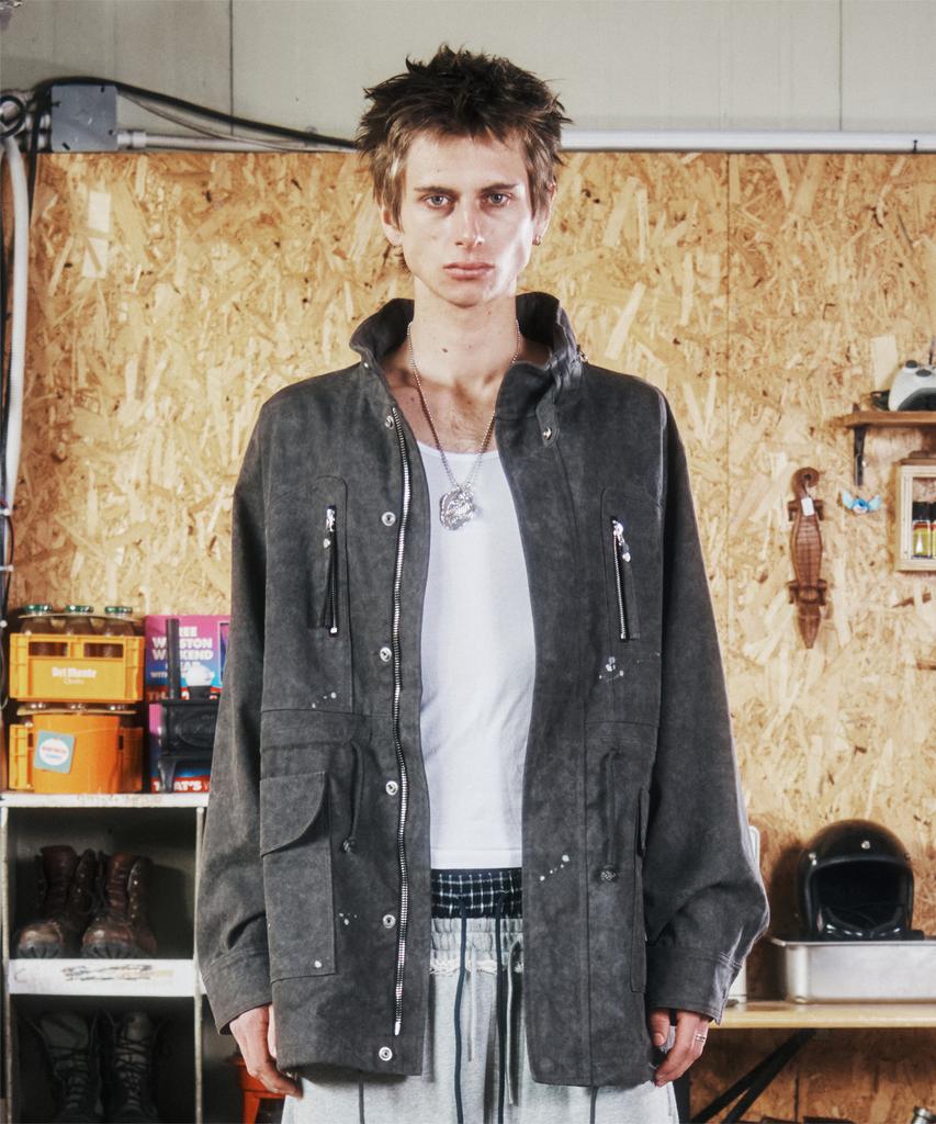 Thevinylhouse M-65 Field Jacket Charcoal