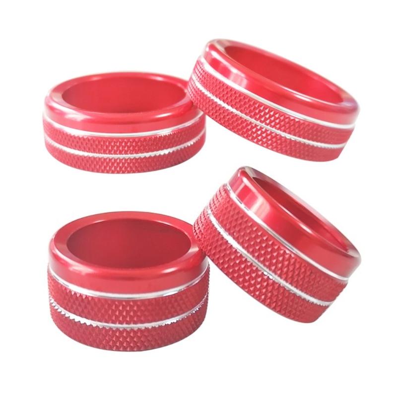 Car Air Conditioner Knob Cover for  15-21 Knob Cover Control Knob Knob Trim Auto Interior Accessory