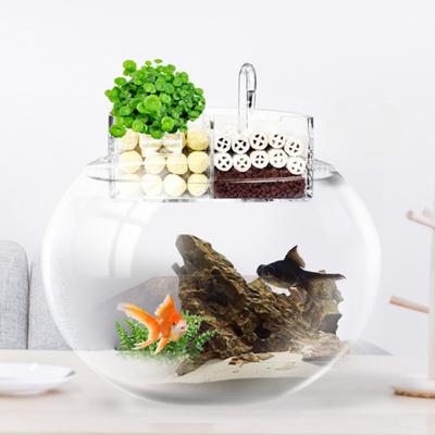 Filtro per acquario, piccola cascata, circolazione dell'acqua, purificazione dell'acqua, purificatore della circolazione dell'acqua silenziosa