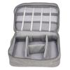 Data Cable Charger Bag Large Capacity Portable Electronic Accessory Storage Case for Mobile HDD Laptop Power Cord