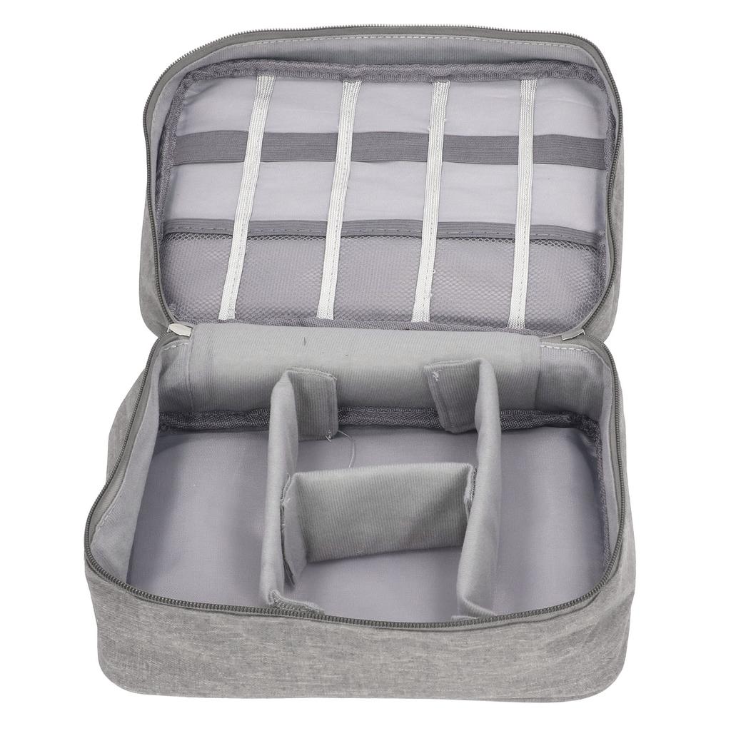 Data Cable Charger Bag Large Capacity Portable Electronic Accessory Storage Case for Mobile HDD Laptop Power Cord