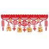 Decorative Chinese New Year Dragon Banners Felt Spring Festival Hanging Flag  Lunar New Year