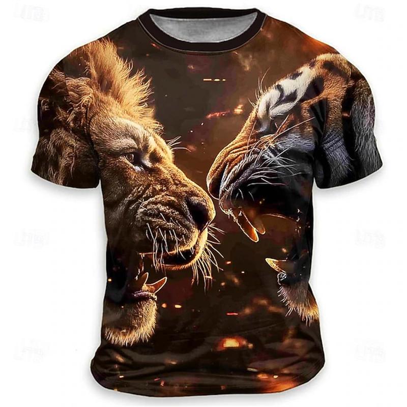 Men's  Crew Neck Short Sleeve T-Shirt Stylish, Breathable, Comfortable Summer Top Loose Fit T-Shirt