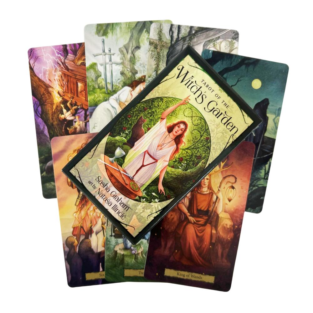 Tarot of The Witch's Garden Cards Game Divination Deck English Versions Edition Oracle Board Playing Table Game For Party
