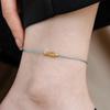 Luck Koi Anklet: Delicate Fish Woven Foot Rope for Summer 2024