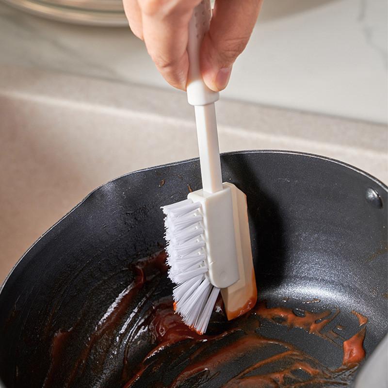 Multi Kitchen Purpose Cleaning Brush For Stove Sink Gap And Scraping Surface