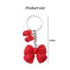 Bowknot Keychain Cute Car Key Accessories Backpack Pendant for Women Couple Family Keychain Pendant