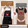Custom Logo Waterproof Waist Apron for Milk Tea, Hot Pot, and Coffee Shop Staff