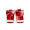 Nike SB Dunk High PRM 'Red Velvet' (Unisex) Gym Red / Gym Red-white Skate Shoes 313171 661