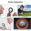Neck Wear Mini Magnifying Glass With Leather Holder Portable Magnifier And Nature Exploration Toys For Inspection Reading Maps