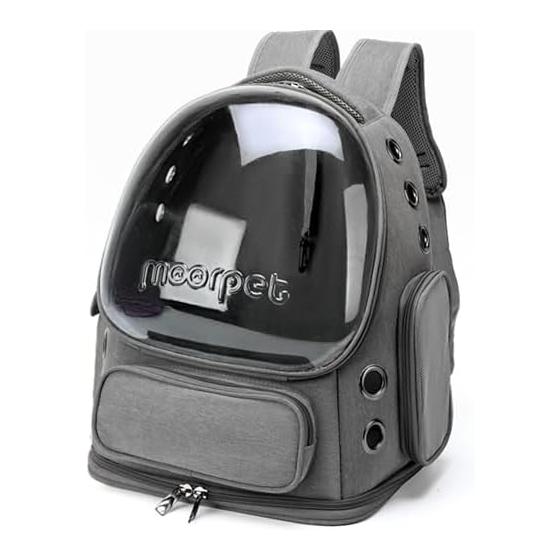 Carry Backpack for Cats and Small Dogs, Transparent Hard Type, 3-Way Multi-Functional Carry Bag, Evacuation Goods, Pet Bag, Breathable, Pet Backpack,