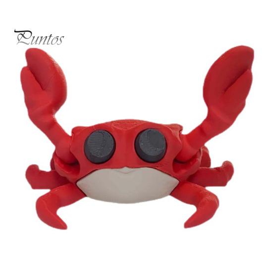 Photo Display Stand 3D Printing Business Card Holder, Cute Crab Shape, Stable Holder Non-Tip Desk Organizer, for Office Home Desktop Storage