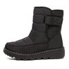 Herren Schneestiefel Outdoor Wasserdicht Plüsch Weich Plateau Schneestiefel für Herren Winter Schlupf Dick Warm Freizeitschuh Gepolsterter Knöchelstiefel