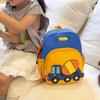 Kindergarten Cartoon Tank Car Schoolbag Super Light Children's Backpack Boys Girls Small Schoolbag