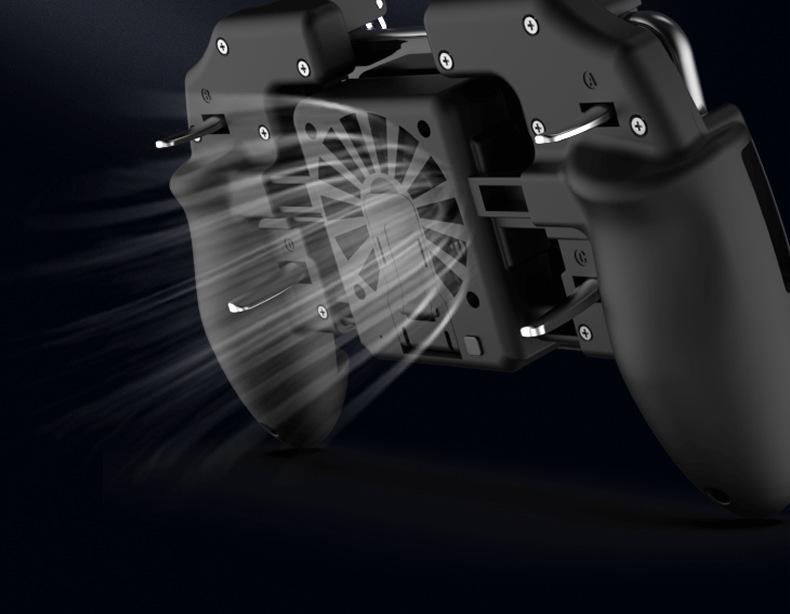 M10 M11 6-finger spillkontroller for PUBG har presis respons og forbedret varmeavledning.