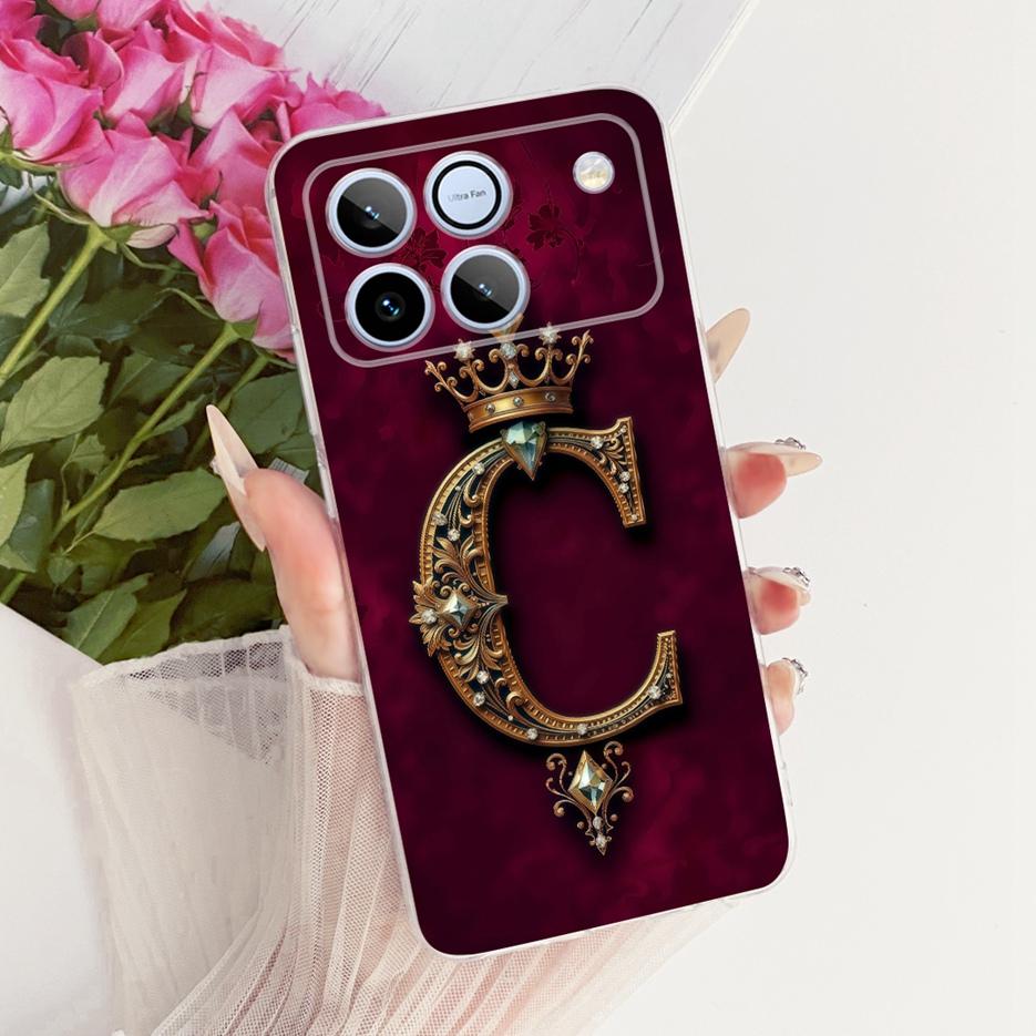For Honor Win 5G Case AAP-AN00 Cute Fashion Crown Letters Cover Soft Slim Phone Case For Honor Win HonorWin 5G Back Cover Fundas