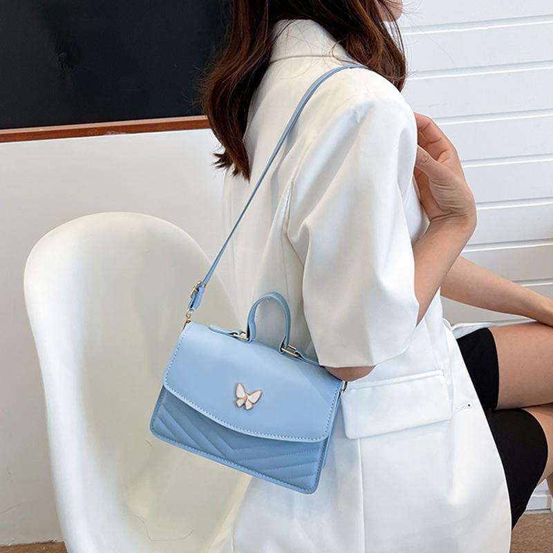 PU Versatile and Fashionable Portable Small Square Bag Single Shoulder Crossbody Bag Luxury Designer Handbag AVE