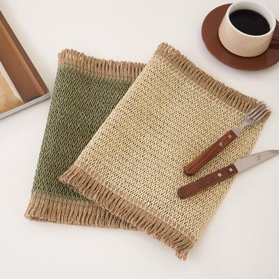 Heat Resistant Placemat Decorative Non-Slip Table Mats for Dining Table Insulation Coasters Protect Furniture Washable Reusable Place Mats for Home
