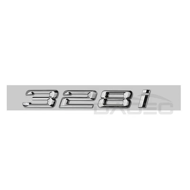 Car 3D ABS Trunk Letters Logo Badge Emblem Decal Sticker For BMW 3 Series 320i 325i 328i 330i 335i E46 E90 E91 F30 F31 F34 G20