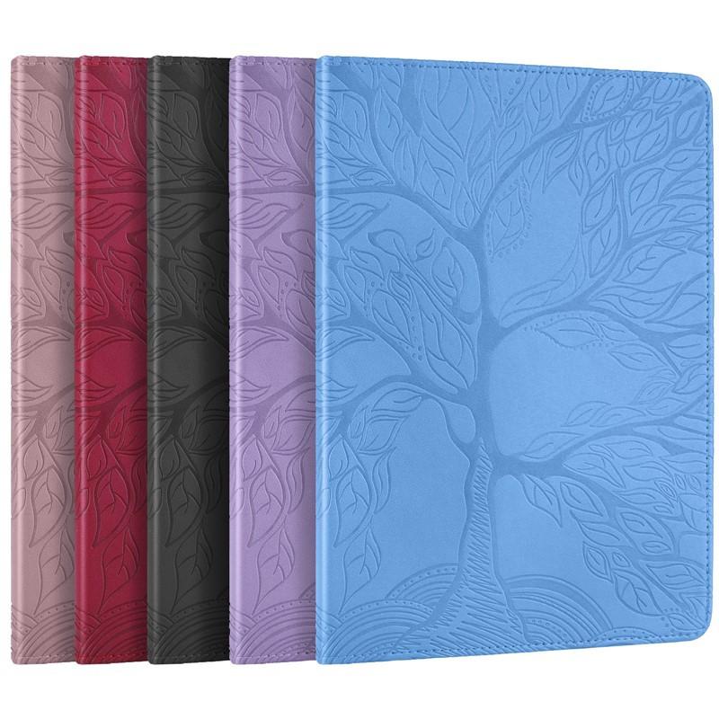 Suitable for Samsung Tab S7 tablet, A7 Lite, Life Tree embossed rotating stand leather case, X205