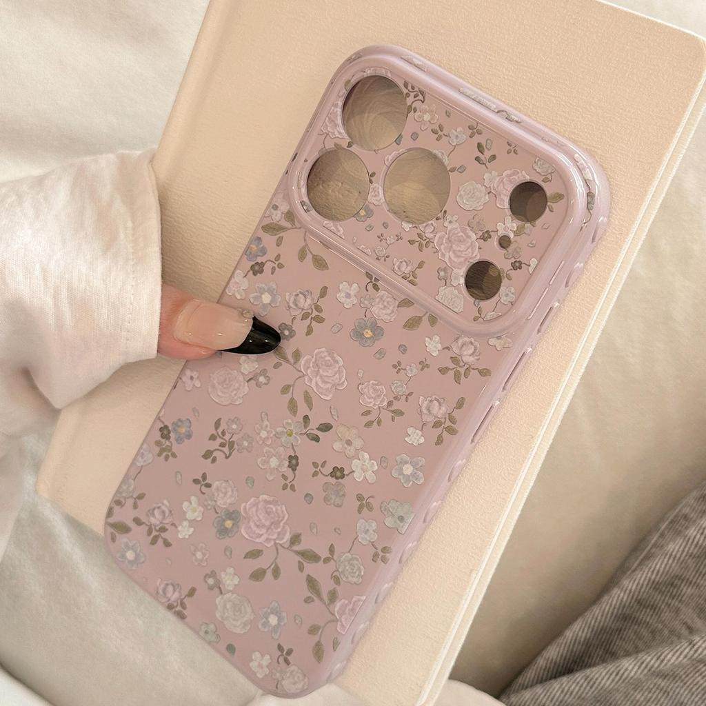 Lila Rosen Handyhülle für iPhone 17 und iPhone 17 Pro Max