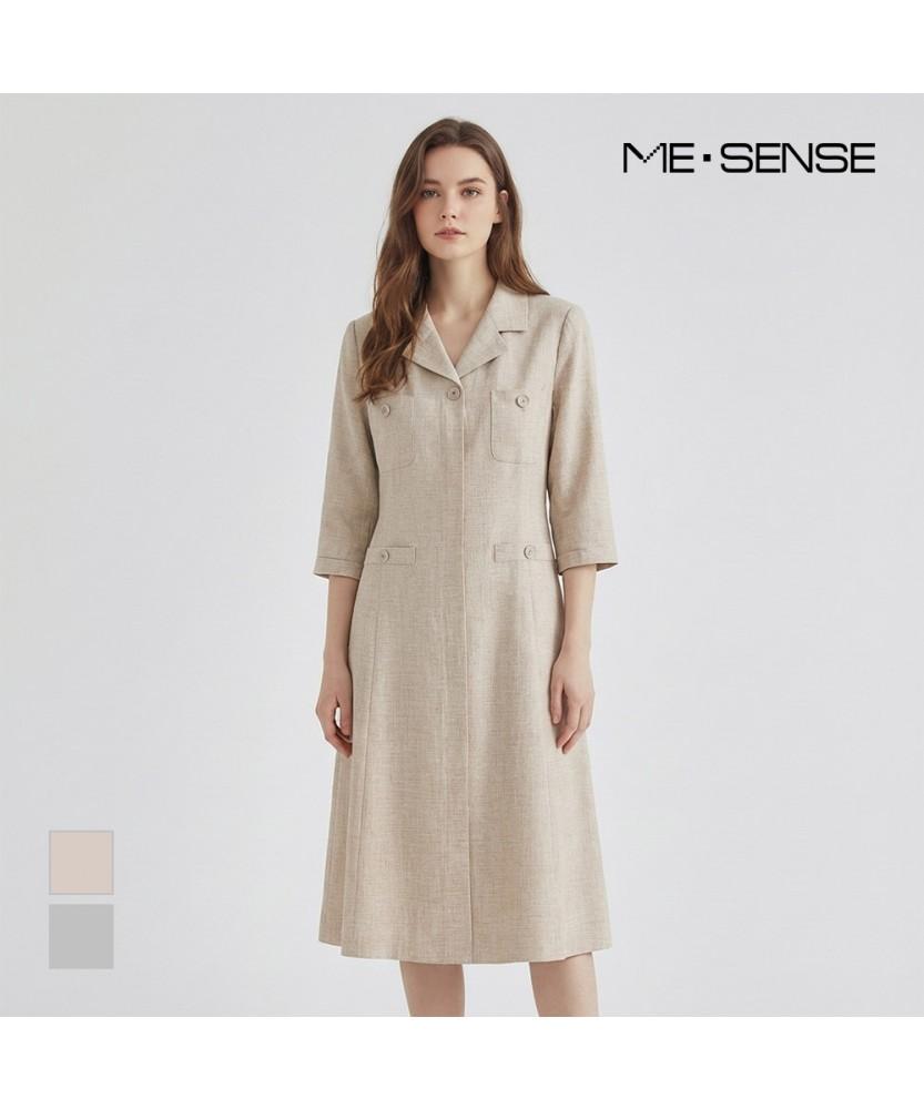 MESENSE A-Line Belted Dress_Mb44Opm102A