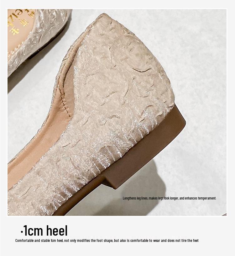 Plus Size Women's Rhinestone Pointed Toe Loafers (Sizes 41-43) - 2022 Flat Fashion Style