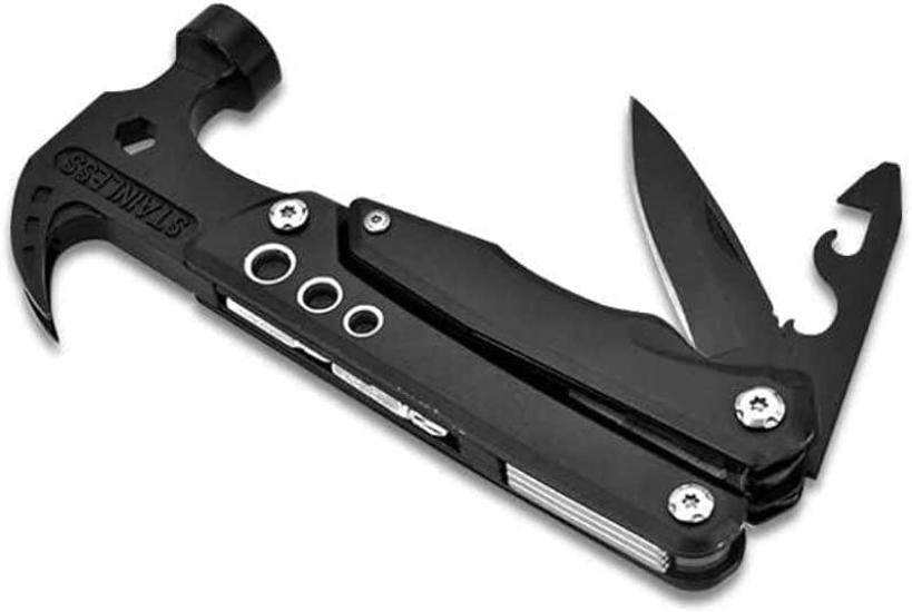 MIFO Multi-function Multi-Tool Car Emergency Escape Hammer, Pliers, Screwdriver, Wire Cutter, Etc. Foldable, Portable, Compact Size, All-Purpose