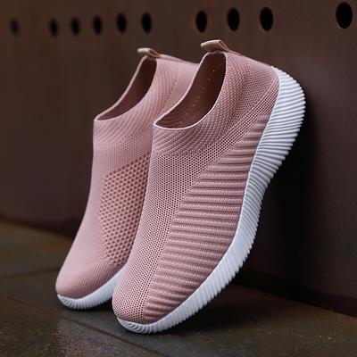 Women Flats Shoes Breathable Mesh Summer Sneakers Women Slip On Soft Comfortable Ladies Casual Ballet Sock Shoes 2024 New In