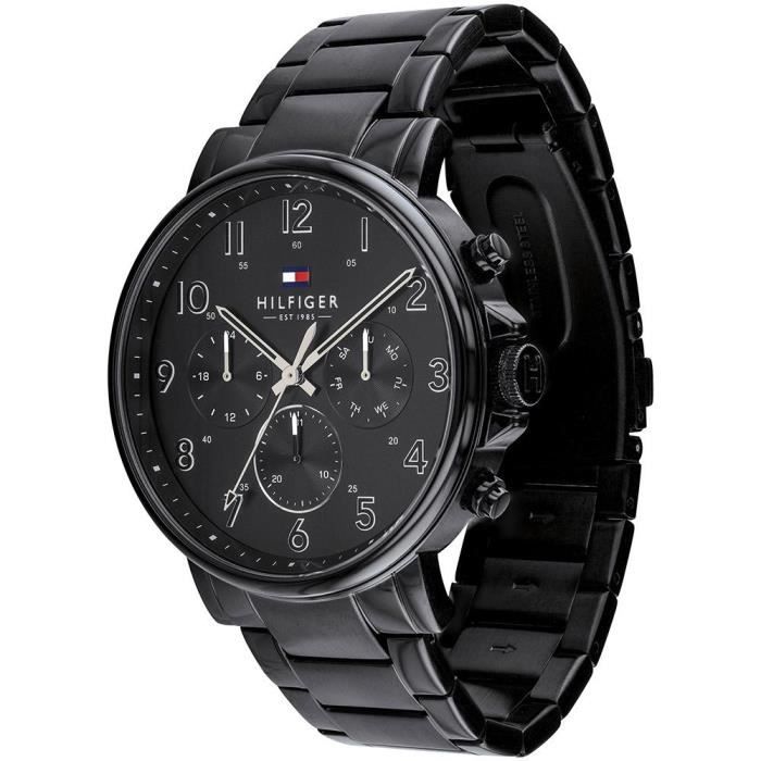 Uhr - Tommy Hilfiger - 1710383 - Edelstahl - Schwarz - Quarz - 5 ATM