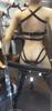 [TOYBARJAPAN] 16 Scale Action Figure Body Set (Compatible with TBLeague and other body types) - Laser Leather-Style Bondage Black Topless Bra &