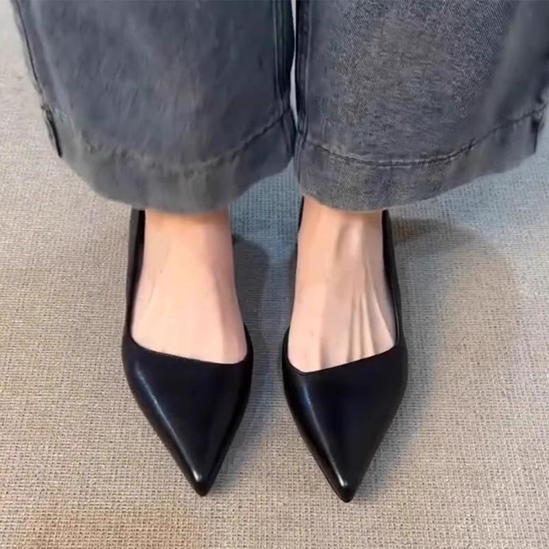 Fashion Flats Women's Shoes Sexy Pointed Toe Loafers Shoes Fashion Dress Designer Sandals Woman Autumn 2025 Luxury Sandalias De Mujer