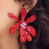 2025 Nuovi Orecchini a Fiore in Metallo Smaltato ZAA Charm da Donna Lusso Tendenza Accessori Casual per Feste Vacanze Regali Eleganti per Ragazze
