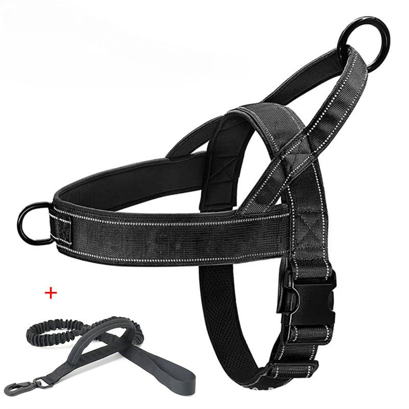 

Тактический жилет для собаки, нейлоновый, для улицы, водоотталкивающий, одежда для собаки, жилет для дрессировки собаки большого и среднего размера, шлейка, тяга M( chest 56-70cm)