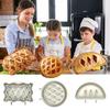 Apples Pie Baking Mold Non-Stick Tart Pan for Pies Quiches Heat-Resistant Dishwasher Safe Kitchen Tool for Home Bakers