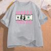 Money Talks The Power Of The Us Dollar Print Tshirt Women Men Casual Loose Funny Simple Round Neck Short Sleeve Top Tshirt