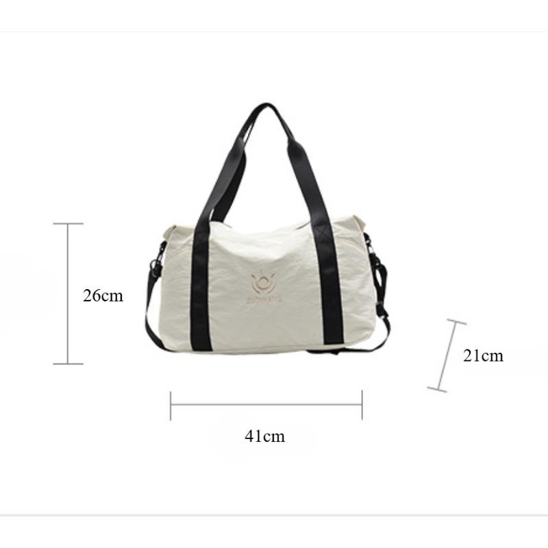 Stylish and simple going out travel bag Large capacity casual women's yoga training bag Dry and wet separation Crossbody duffel bag