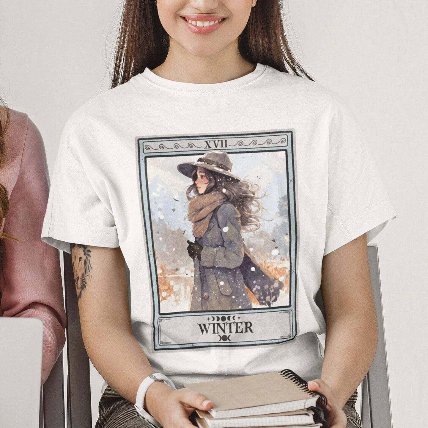 Winter Season Shirt, Winter Tarot Card L