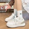 Internet Celebrity Women's Shoes Cute Kitten Platform White Shoes Children 2025 Autumn Explosion Ins Tide Student Casual Board Shoes